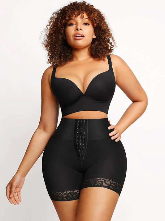 Butt Lifter Tummy Control Mid Waisted Thigh Shaper Shorts