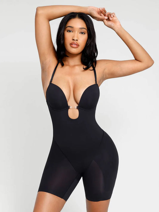 Low Cut Back Shapewear with Back & Hip Pads (removable)